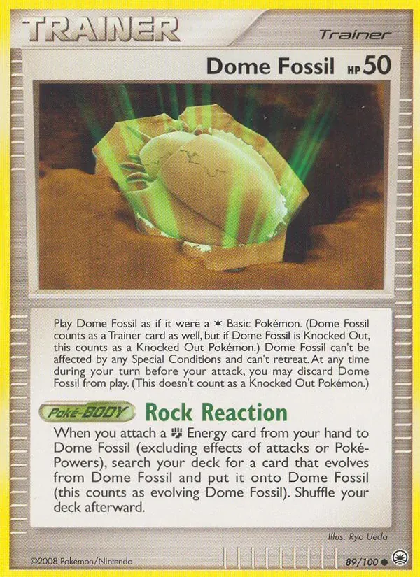 Dome Fossil 89/100 Majestic Dawn
