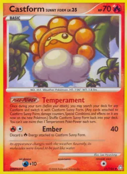 Castform Sunny Form 51 Legends Awakened