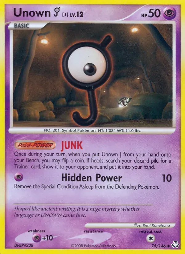 Unown J 76/146 Legends Awakened