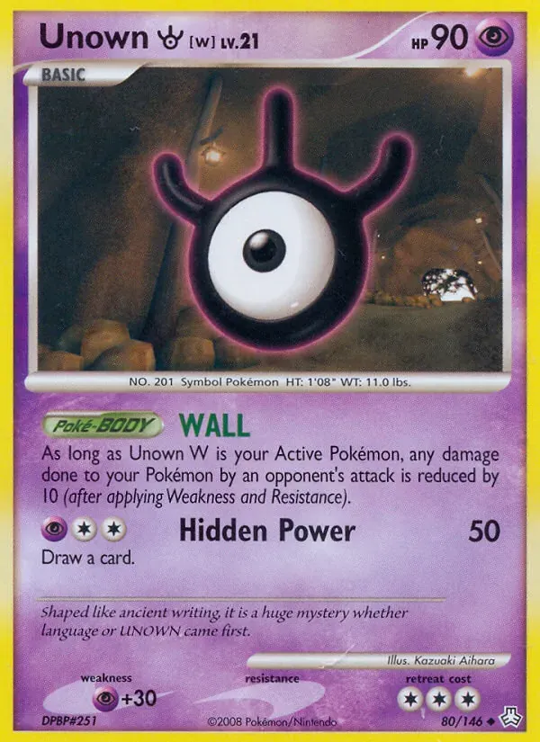 Unown W 80/146 Legends Awakened