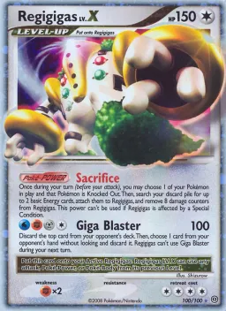 Regigigas 100 Stormfront