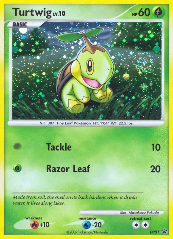 Turtwig DP01/56 DP Black Star Promos