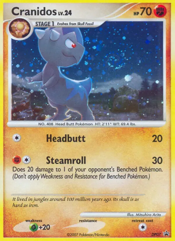 Cranidos DP07/56 DP Black Star Promos