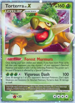 Torterra DP09 DP Black Star Promos