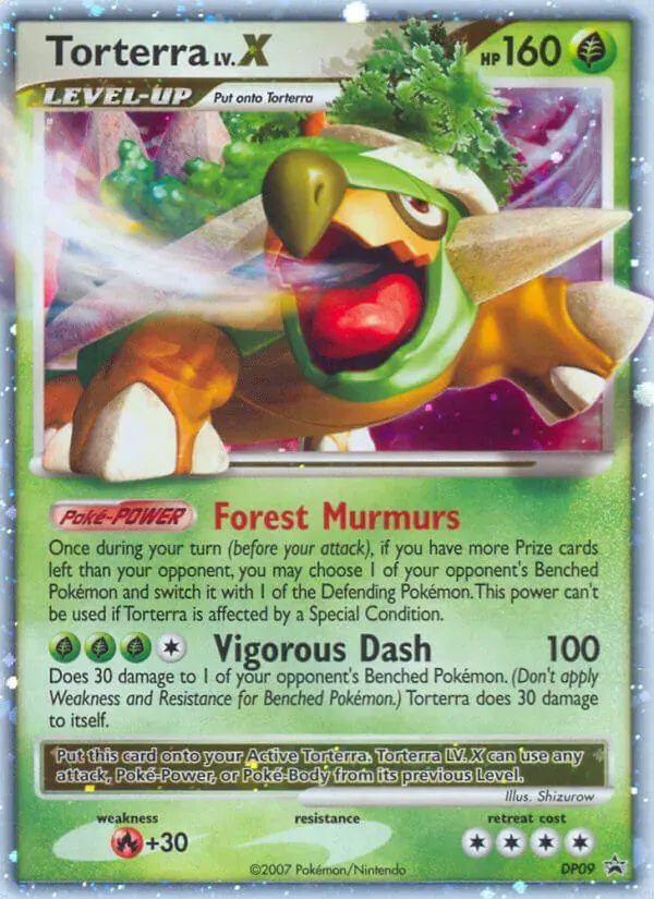 Torterra DP09/56 DP Black Star Promos