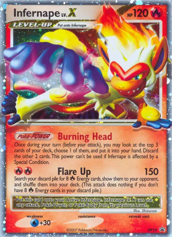 Infernape DP10/56 DP Black Star Promos