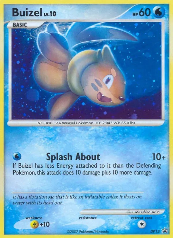 Buizel DP13/56 DP Black Star Promos