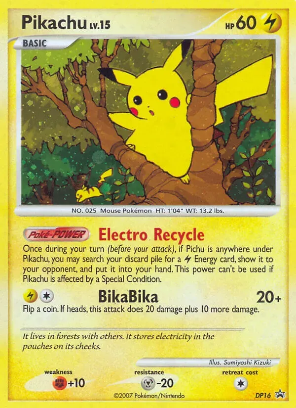 Pikachu DP16/56 DP Black Star Promos