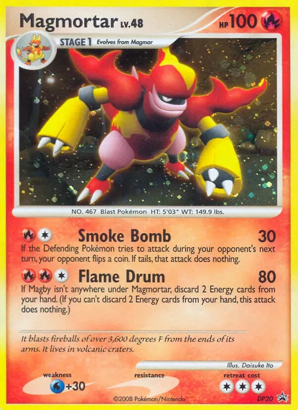Magmortar DP20/56 DP Black Star Promos