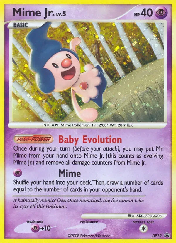 Mime Jr. DP22/56 DP Black Star Promos