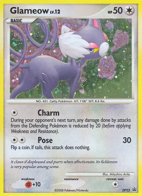 Glameow DP23/56 DP Black Star Promos