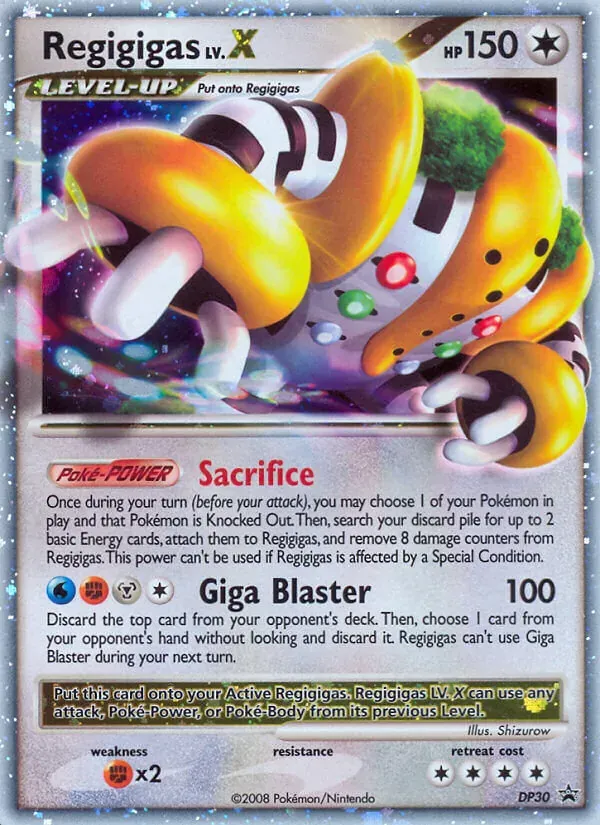 Regigigas DP30/56 DP Black Star Promos