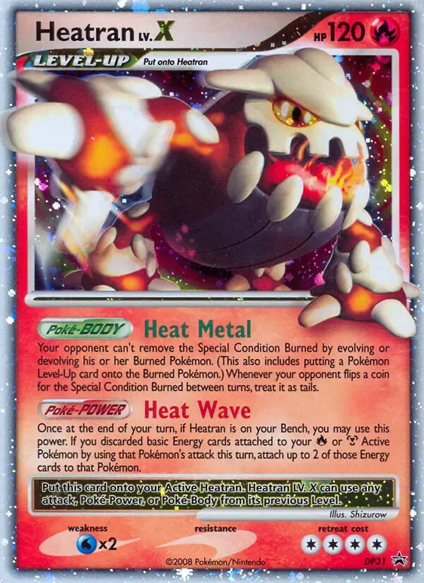 Heatran DP31/56 DP Black Star Promos