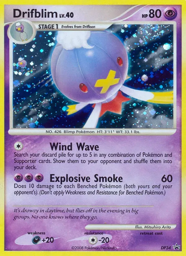 Drifblim DP34/56 DP Black Star Promos