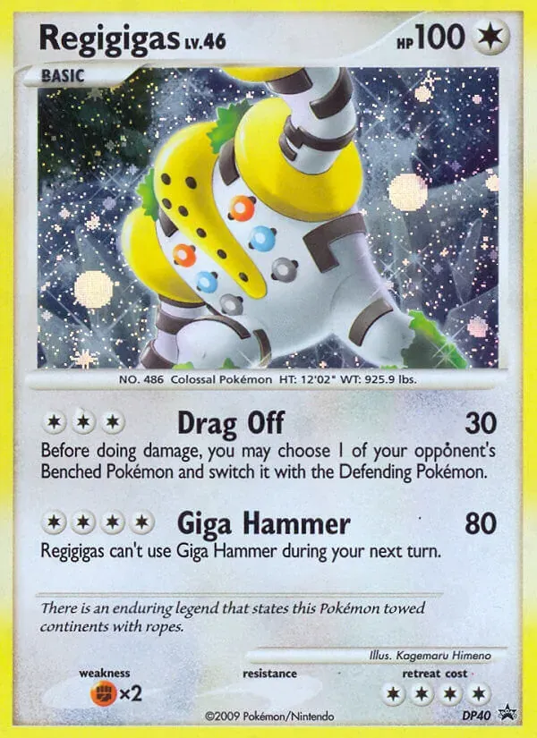 Regigigas DP40/56 DP Black Star Promos