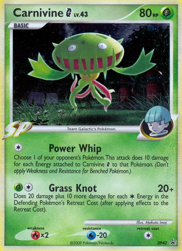 Carnivine G DP42/56 DP Black Star Promos