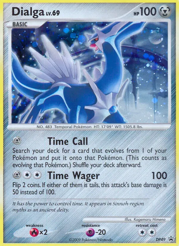 Dialga DP49/56 DP Black Star Promos