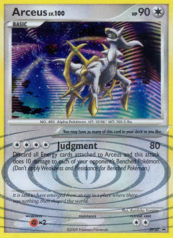 Arceus DP50/56 DP Black Star Promos