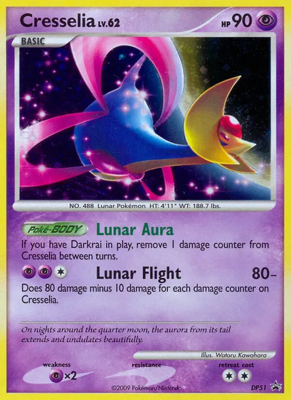 Cresselia DP51/56 DP Black Star Promos