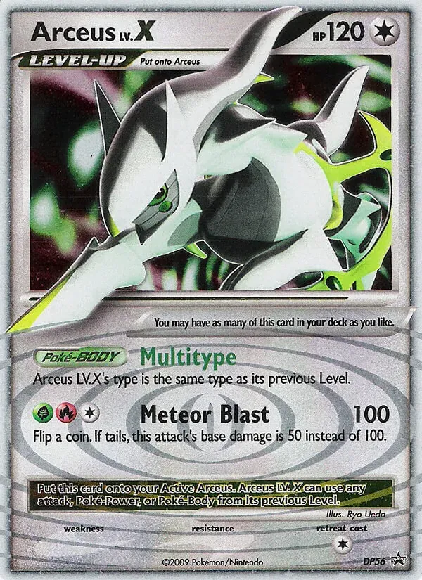 Arceus DP56/56 DP Black Star Promos