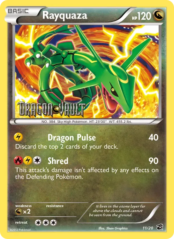 Rayquaza 11/20 Cofre do Dragão