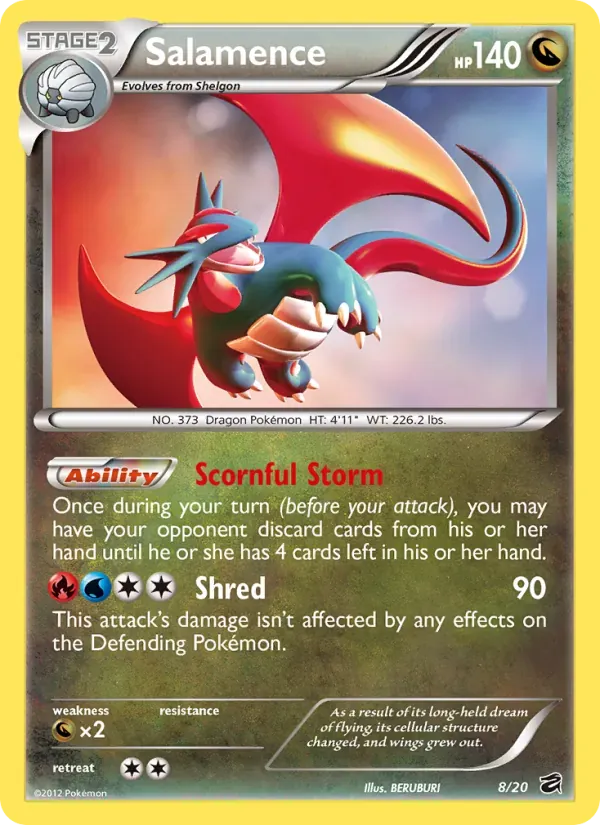 Salamence 8/20 Cofre do Dragão