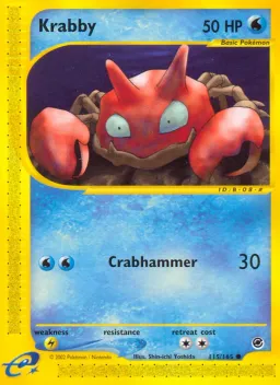 Krabby 115 Expedition Base Set