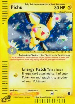 Pichu 22 Expedition Base Set