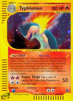 Typhlosion 28 Expedition Base Set