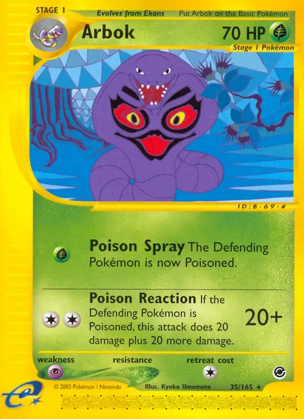 Arbok 35/165 Expedition Base Set