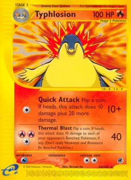 Typhlosion 64 Expedition Base Set