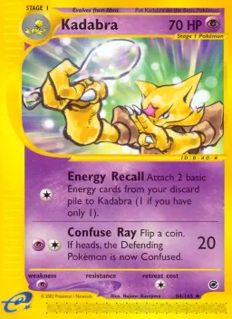 Kadabra 84 Expedition Base Set