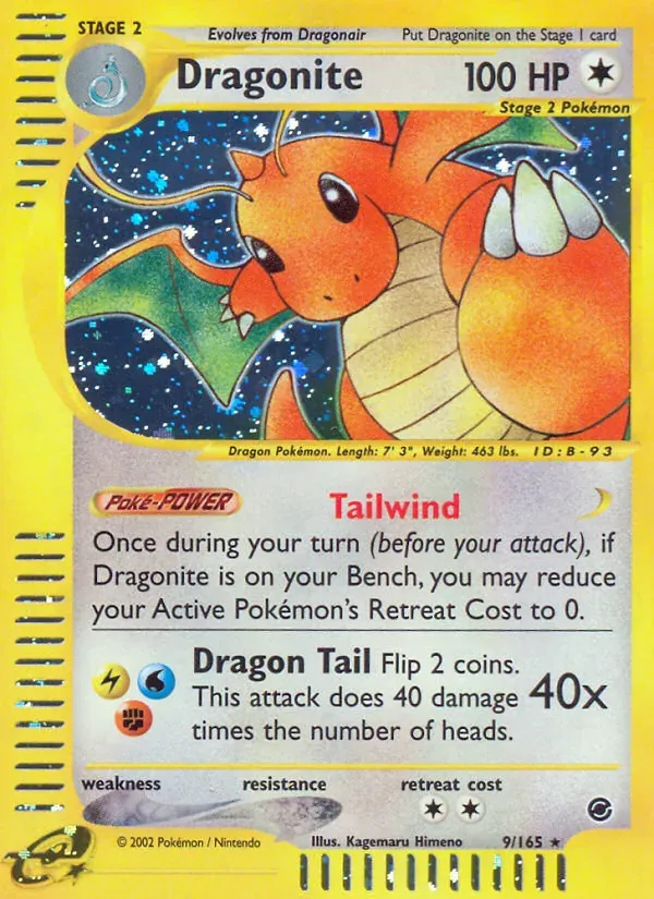 Dragonite 9/165 Expedition Base Set