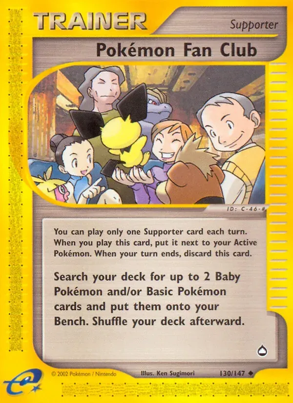 Pokémon Fan Club 130/147 Aquapolis