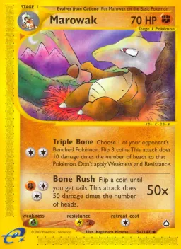 Marowak 54 Aquapolis