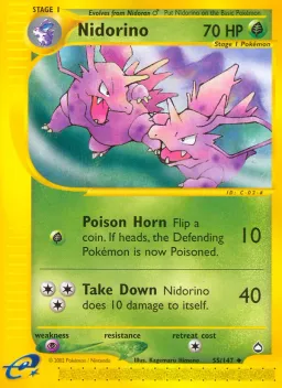 Nidorino 55 Aquapolis