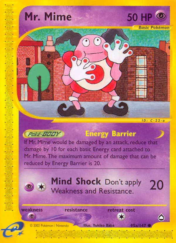 Mr. Mime 95b/147 Aquapolis