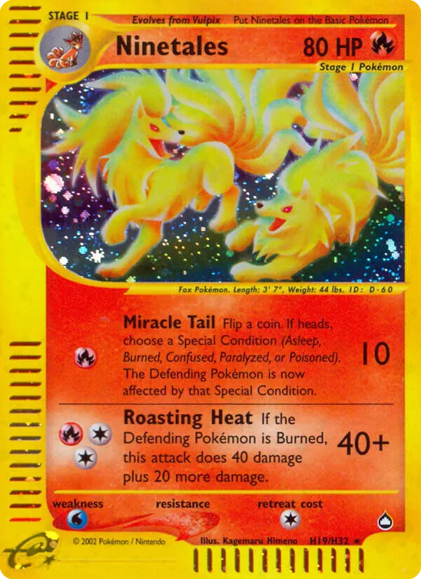 Ninetales H19/147 Aquapolis
