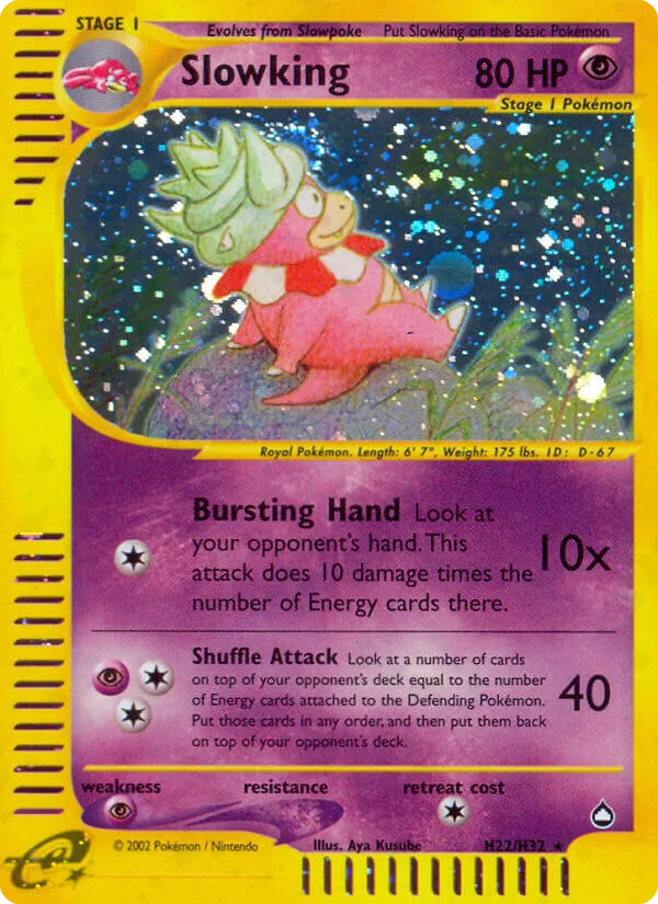 Slowking H22/147 Aquapolis