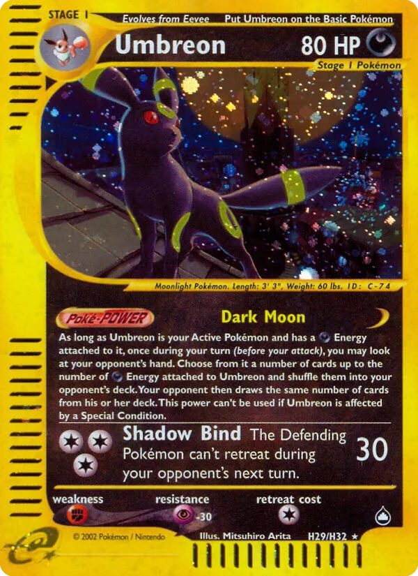 Umbreon H29/147 Aquapolis