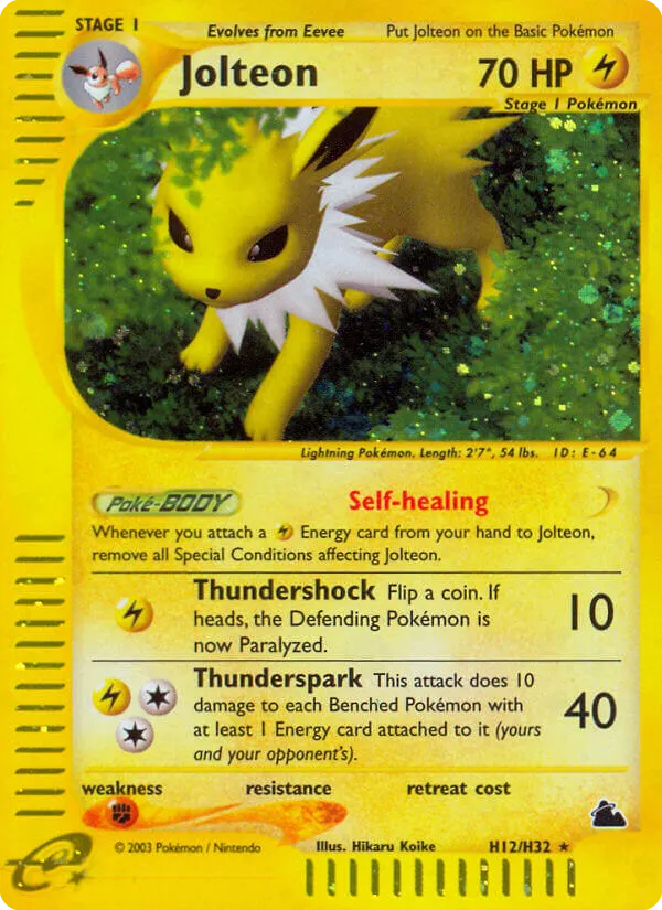 Jolteon H12/144 Skyridge