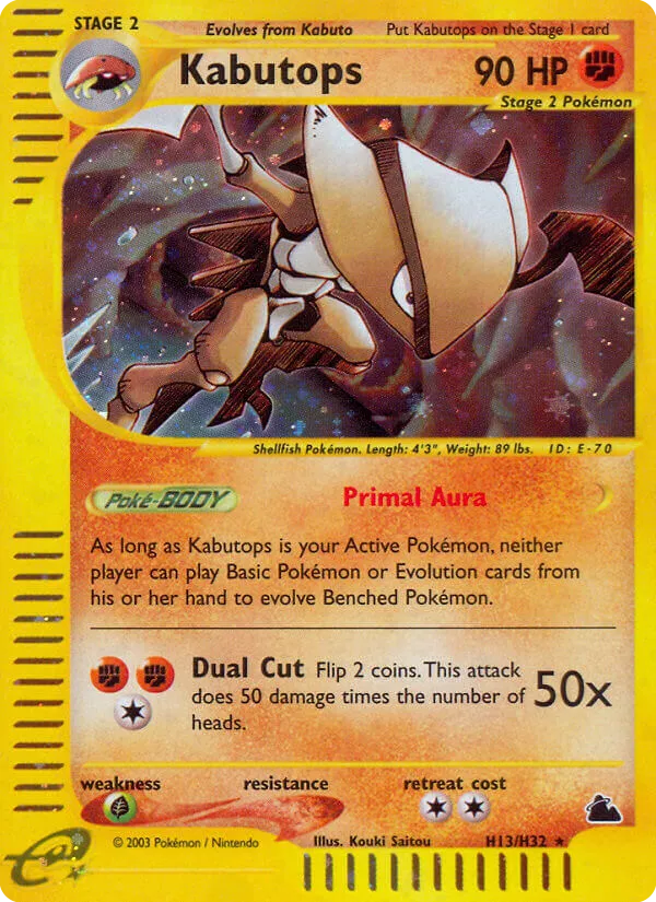 Kabutops H13/144 Skyridge