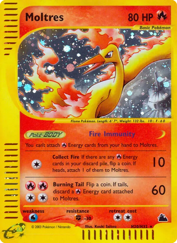 Moltres H20/144 Skyridge