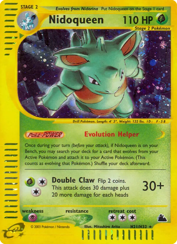Nidoqueen H21/144 Skyridge