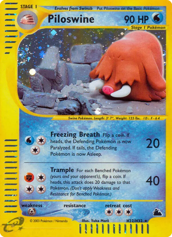 Piloswine H22/144 Skyridge