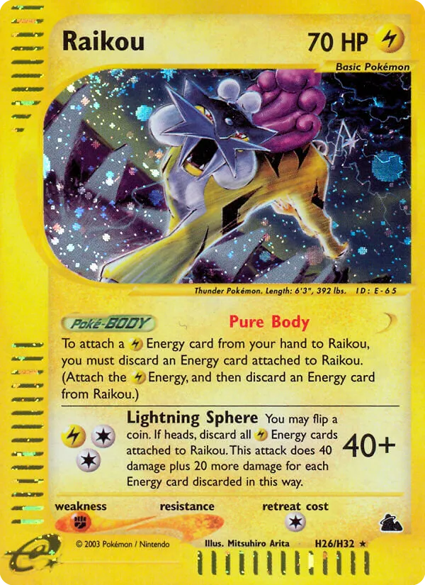 Raikou H26/144 Skyridge