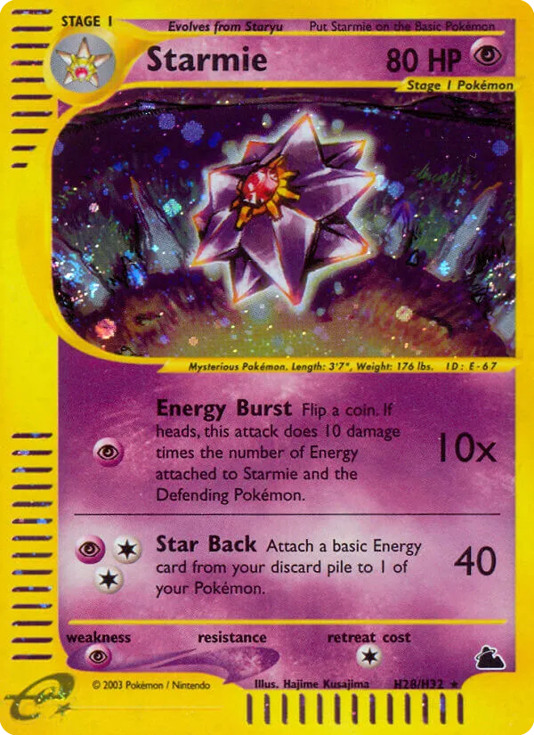 Starmie H28/144 Skyridge