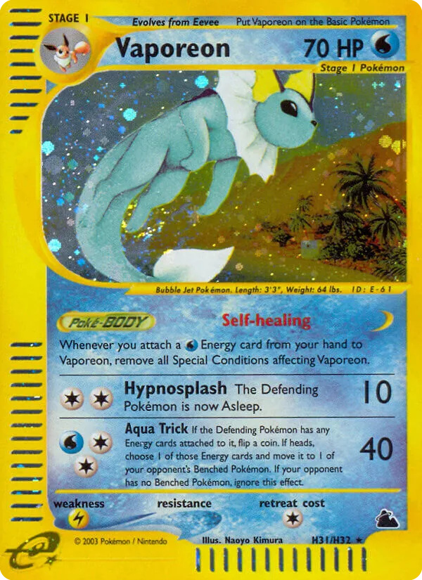 Vaporeon H31/144 Skyridge
