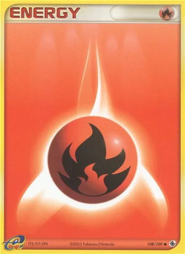 Fire Energy 108/109 EX Rubi e Safira