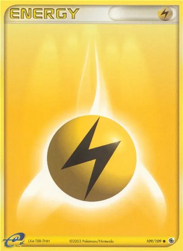 Lightning Energy 109/109 EX Rubi e Safira